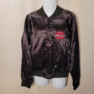 Satin Black Captain's Club President Casino Jacket